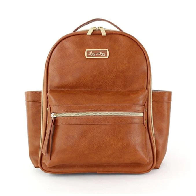 Cognac Itzy Mini Diaper Bag Backpack