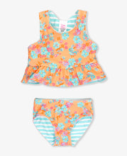 Vibrant Valley Reversible Peplum Tankini