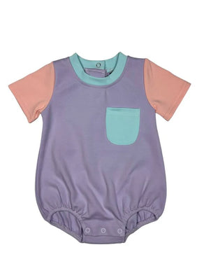 Colorblock Bubble Peach/Purple