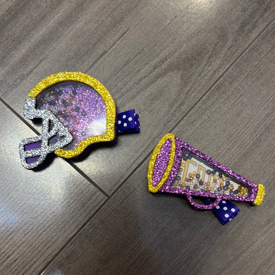 LSU Hairclips