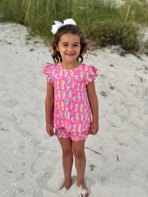 Seahorse Dreams Girls PJ