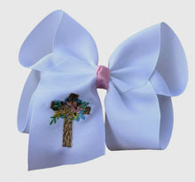 Embroidered Hair Bow