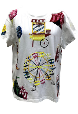 QOS Kids White Fair Icon Tee