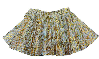 Metallic Gold/White Skirt