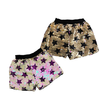 Reversible Sequin Star Shorts