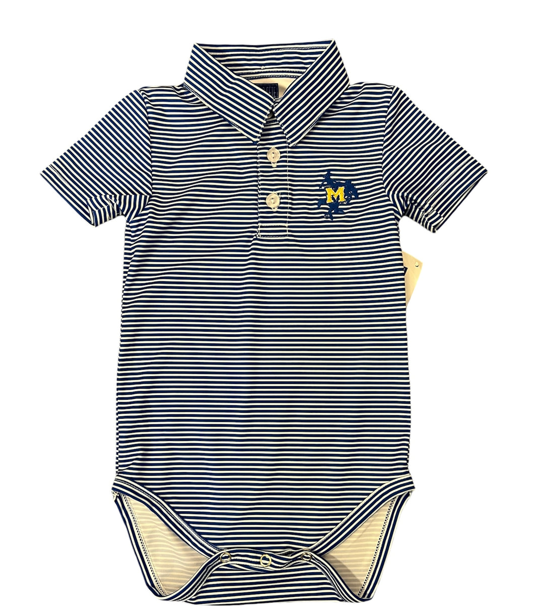 McNeese Striped Romper