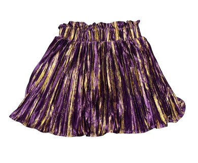 Purple/Gold Swing Skirt