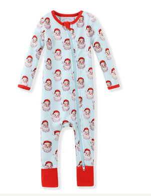 Butterknit Santa Zip Up Layette