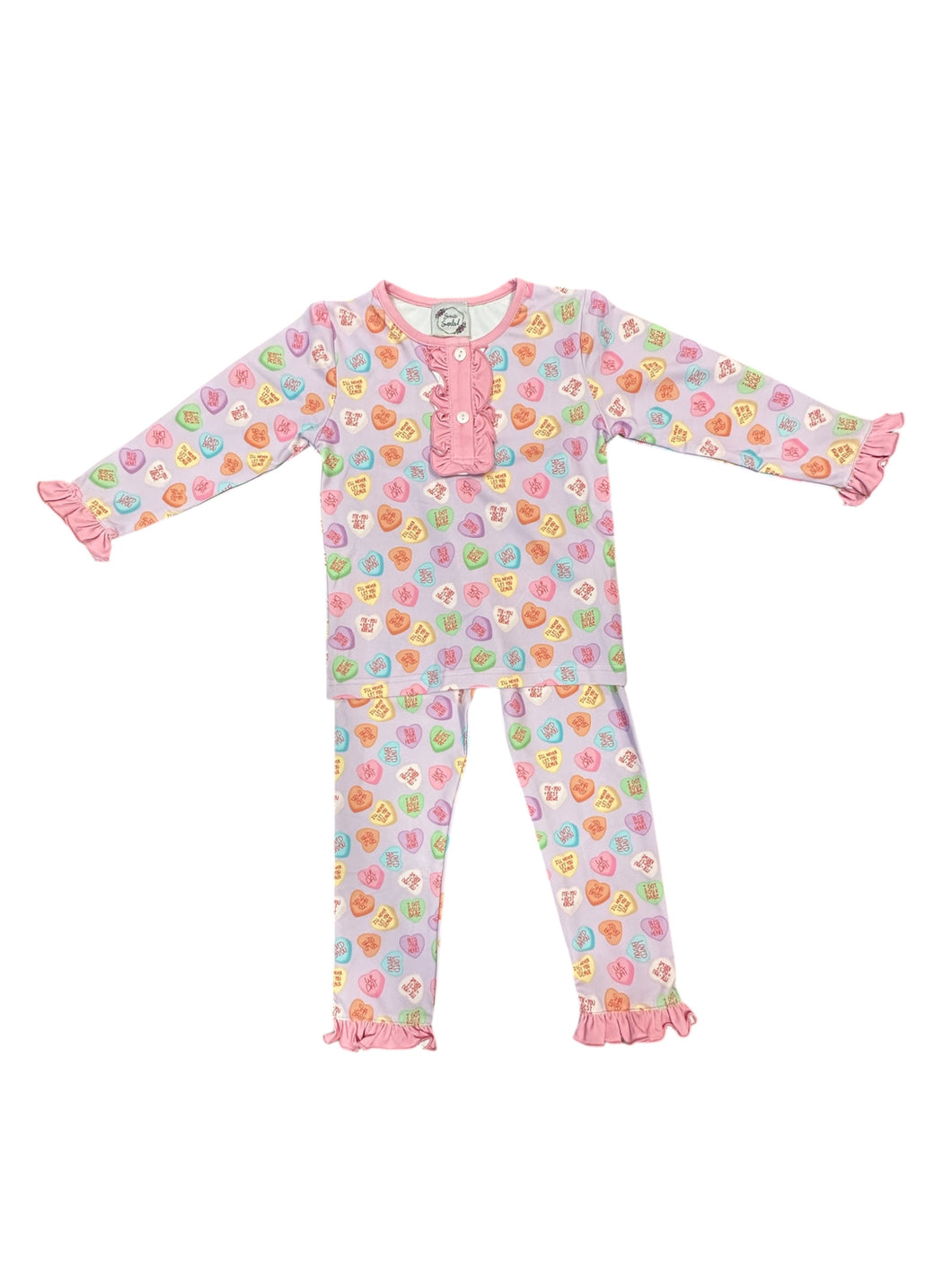 Cajun Conversation Heart Pajamas