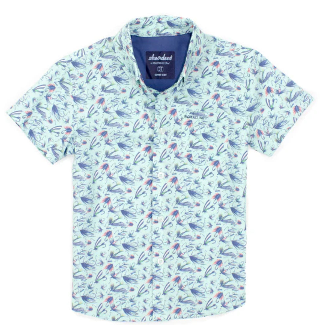 Boys Shordees Summer Shirt Stay Fly