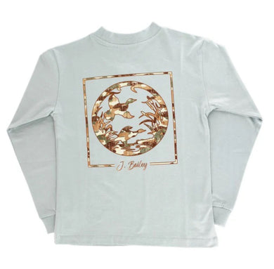 L/S Logo Tee Duck Silhouette/Sage