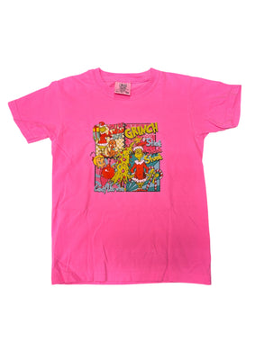 Green Man Pink Tee