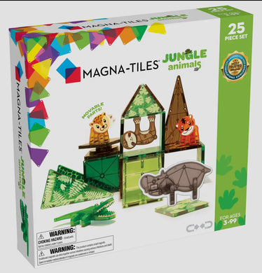 Magna Tiles Jungle Animals 25 Piece Set