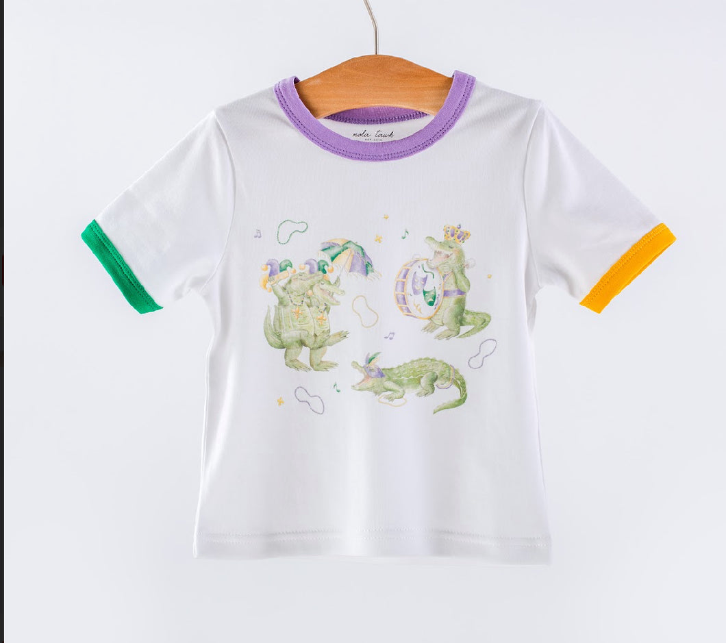 Gator Gras Cotton Tee