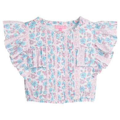 Amy Top - Marguerite Floral Pink
