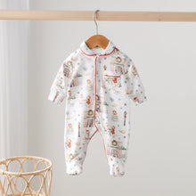 Beignet Holiday Organic Cotton Romper Pajamas