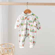 Santa's Sweet Express Organic Cotton Romper Pajamas