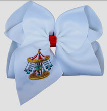 Embroidered Hair Bow