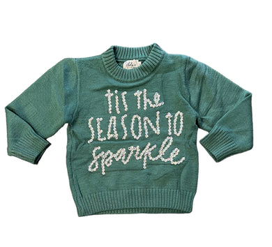 Tis The Season to Sparkle Crystal Sweater