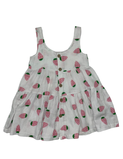 Jade Dress - Strawberries