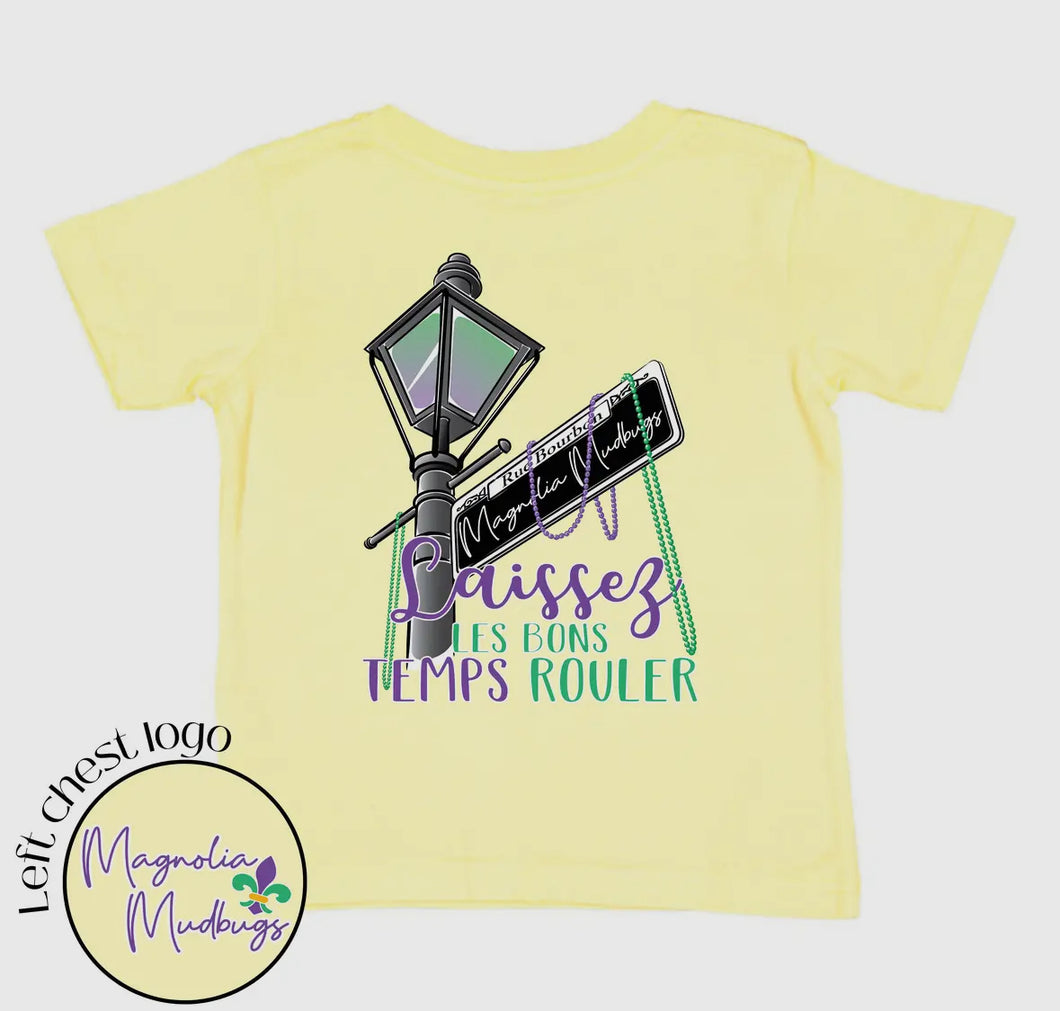 Mardi Gras Lamp Post Kids T-Shirt