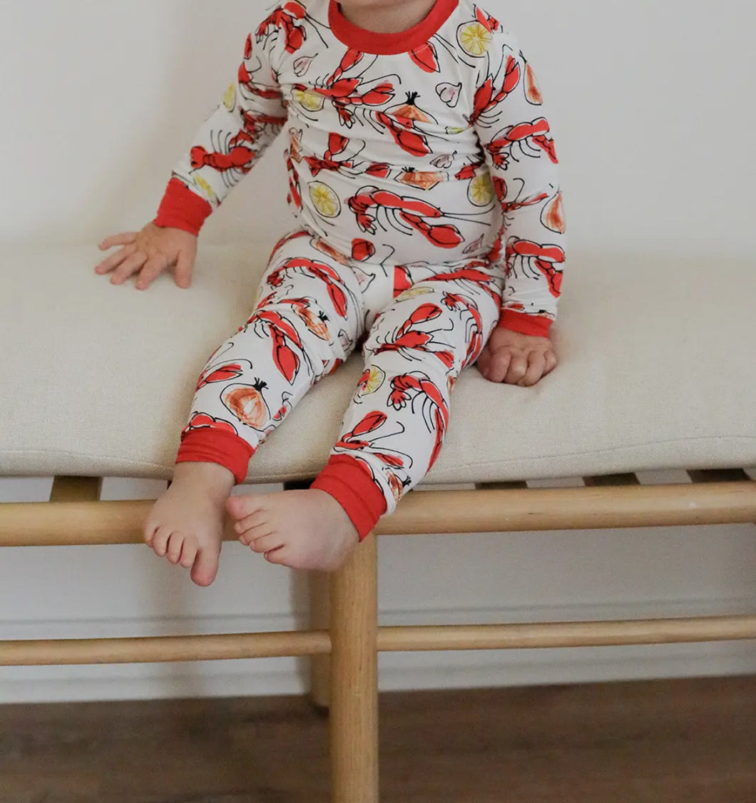 Crawfish 2pc Bamboo PJ Set