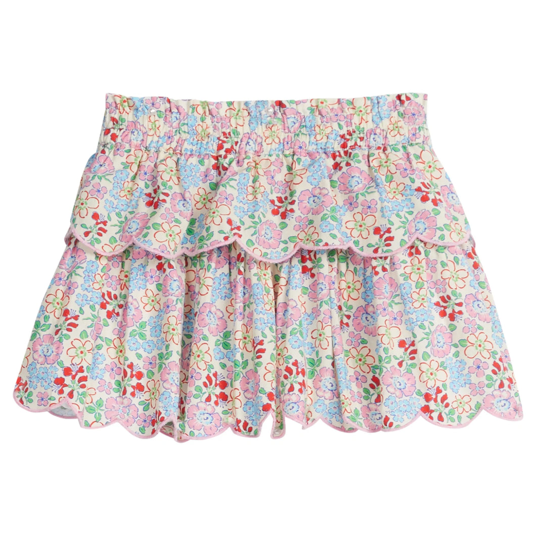 Bloomsbury Blossoms Tiered Skort