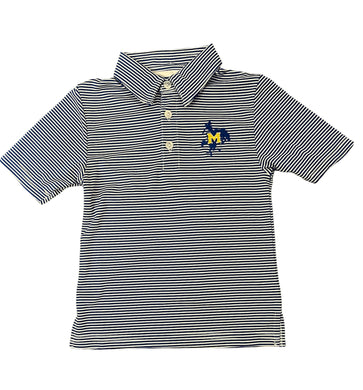 McNeese Striped Polo