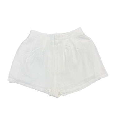 Tween Shoreline Elastic Shorts White