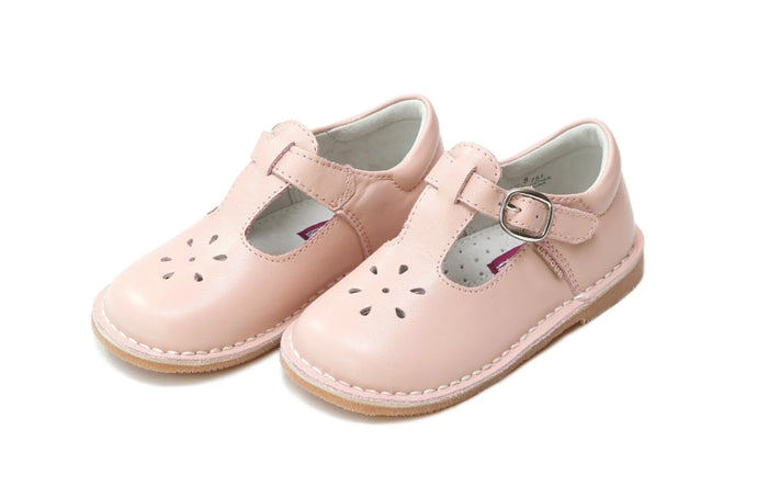 Joy Classic Leather T-Strap Mary Jane - pink