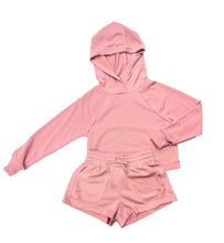 Girls Loop Terry Hoodie and Short W/ Pocket