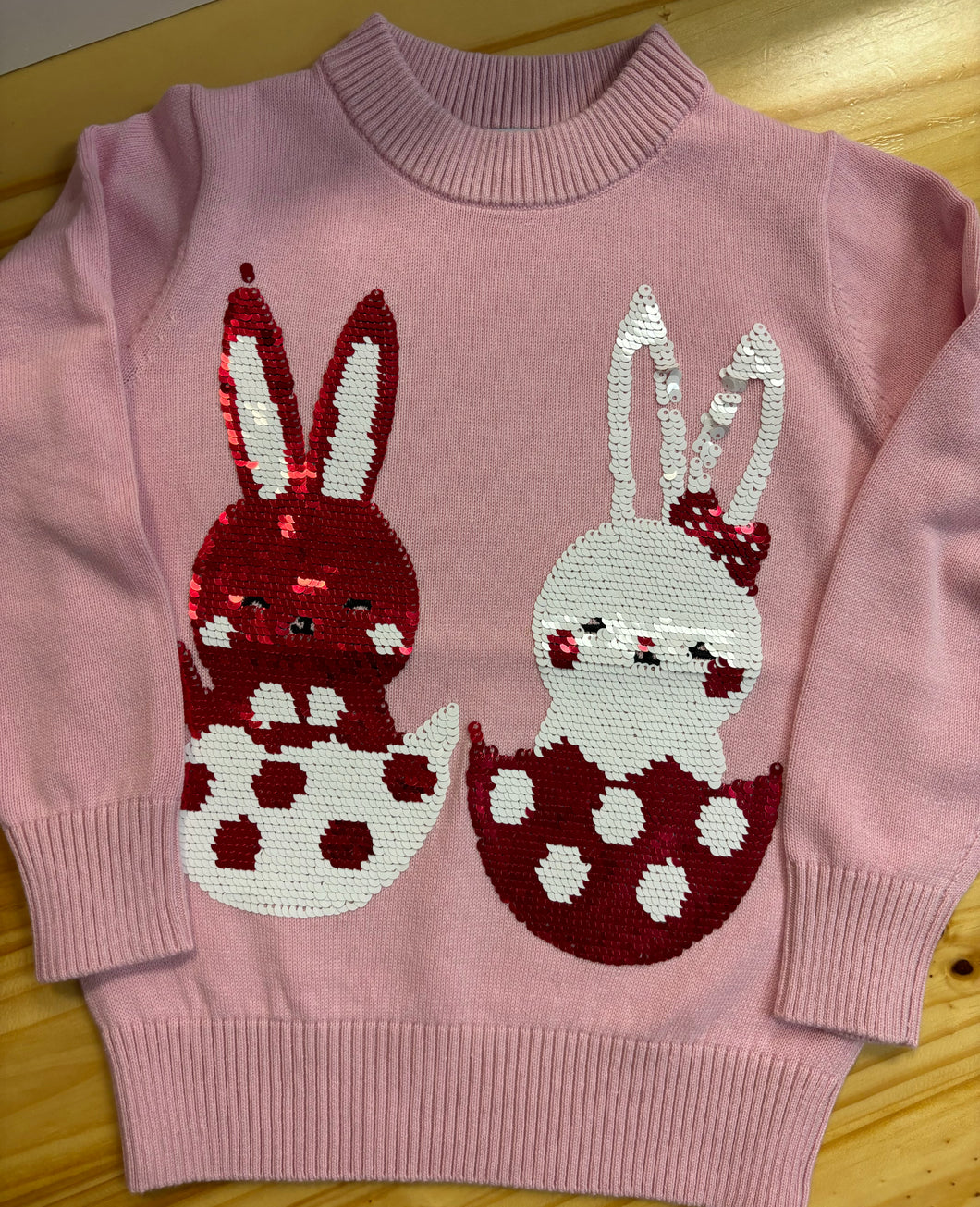 Pink Bunny Sweater