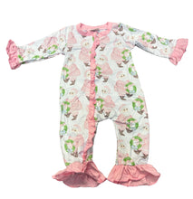 Pink Wreath Santa Pajamas