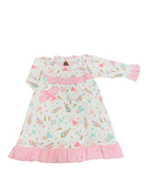 Nutcracker Ballet Ruffle Toddler Dress