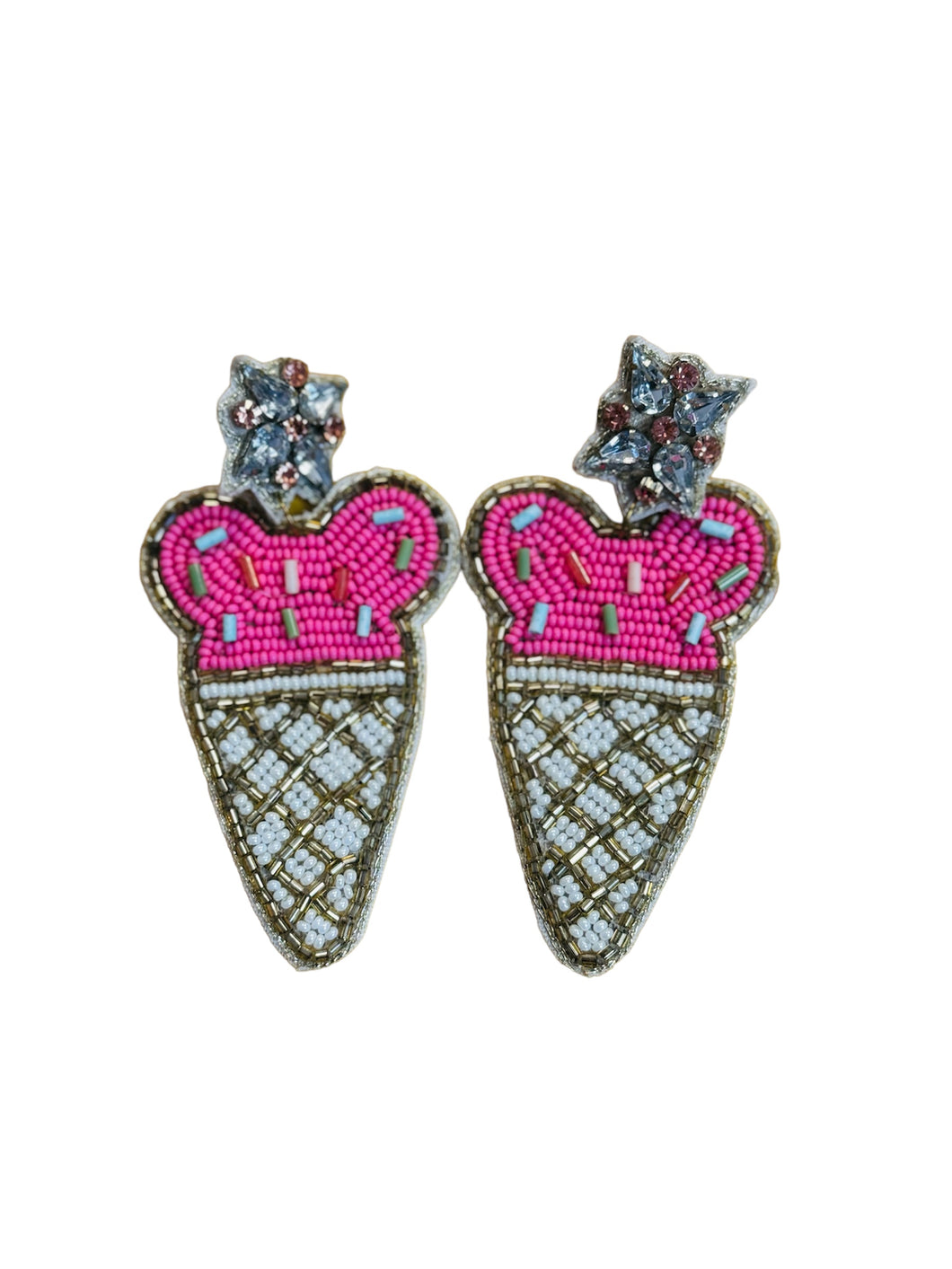 Ice Cream Mouse Ear Earrings