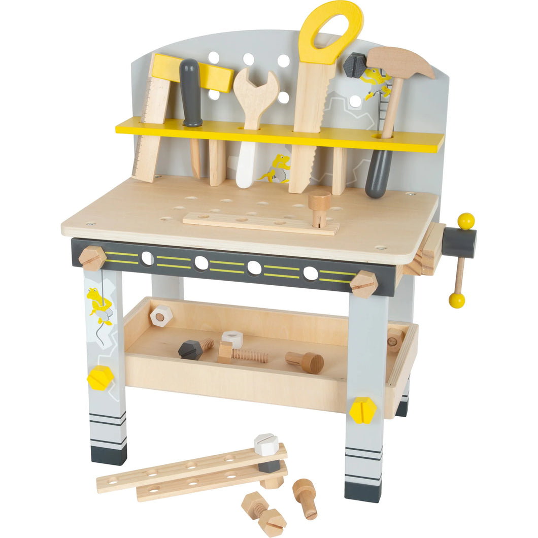 Small Foot Wooden Toys Compact Workbench “Miniwob” Playset