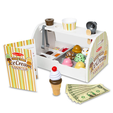 Wooden Ice Cream Counter