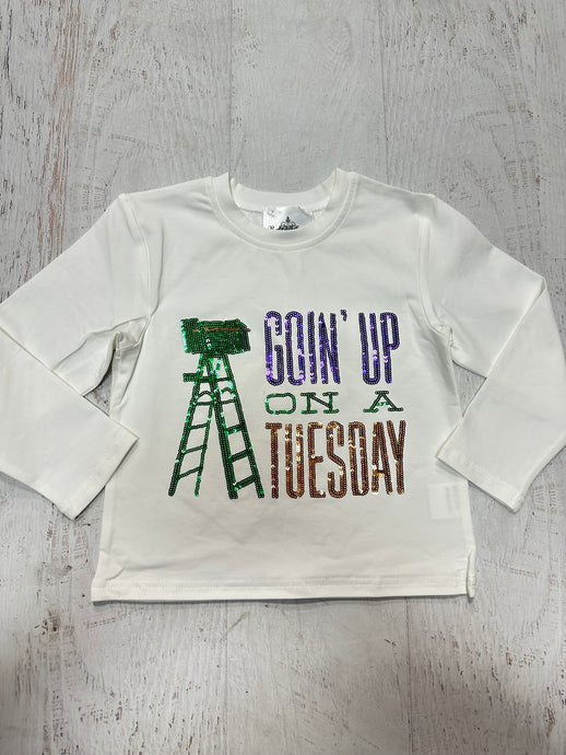 Goin’ Up Sequin Kid Shirt