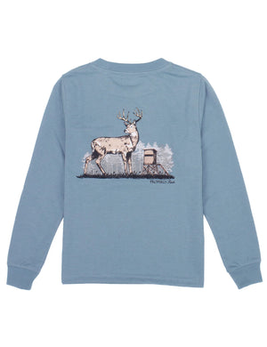 Boys Deer Season LS Steel Blue