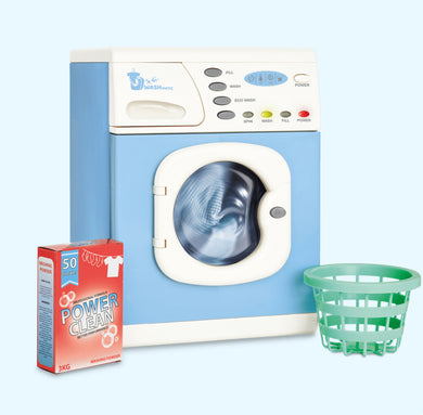 Blue Electronic Washer