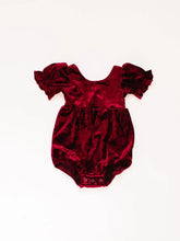 Quinn Romper in Crushed Velvet