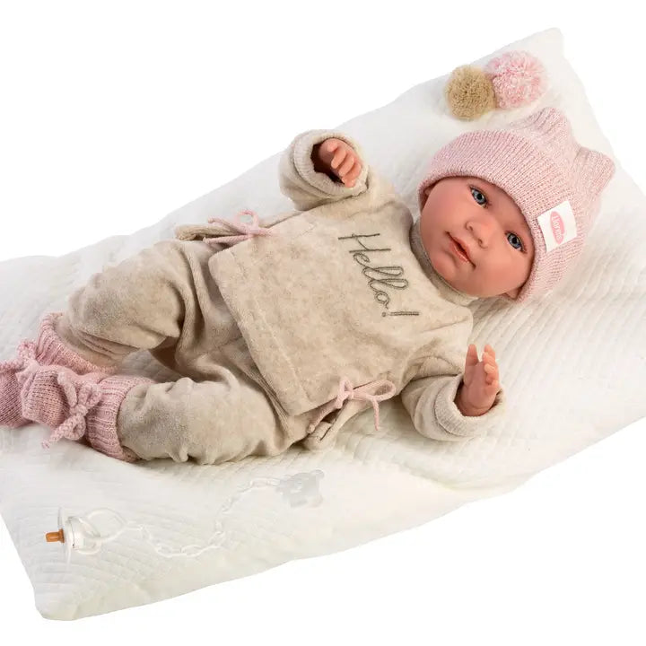 16.5” Soft Body Body Crying Newborn Doll -Briana