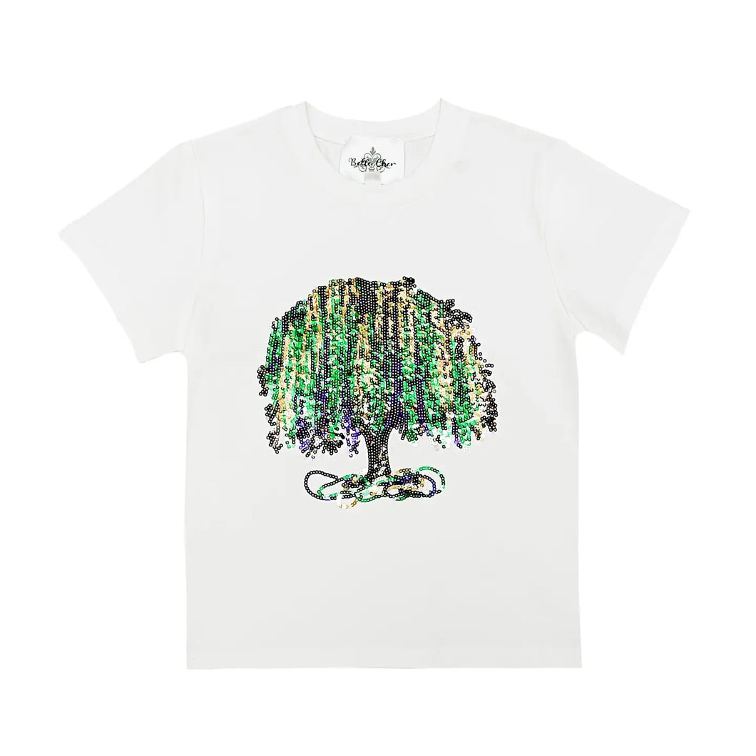 Mardi Gras Sequin Tree Shirt