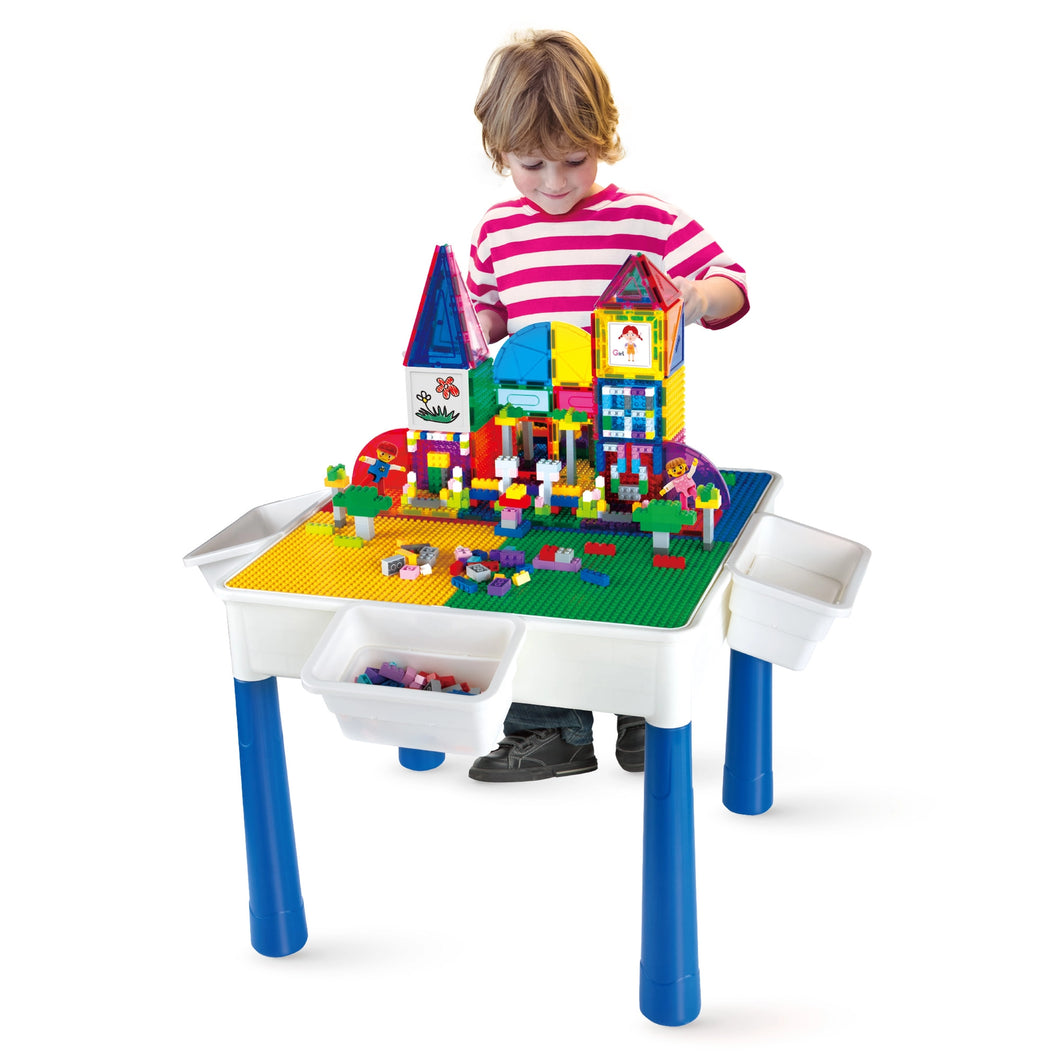 PicassoTiles 585 Pc Mega Activity Center Table