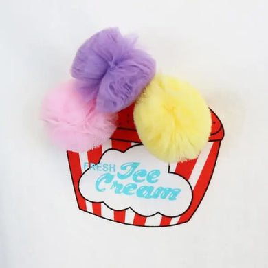 Pom Pom Ice-cream Tee