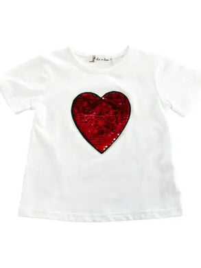 Heart Sequin Tee