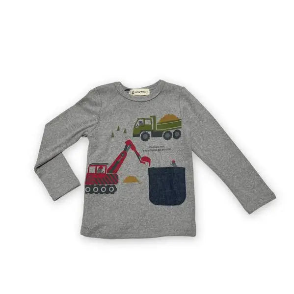 Little Who Tractor Pocket Tee