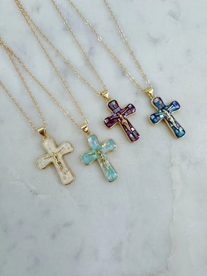 Religious Crucifix Cross Necklace Kids/Adult Choker