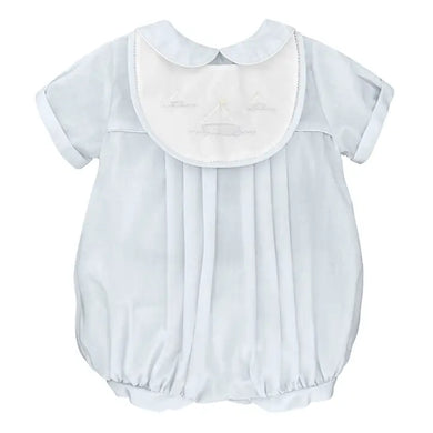 Romper with Sailboat Embroidery