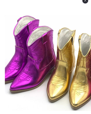 Metallic Ankle Boot -Toddler / Kid